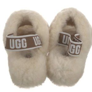 Kids girls UGG Shearling Slingback Sandals size